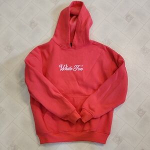 Pink White Fox Hoodie